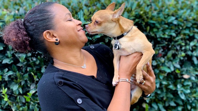 Donna Howard and Pablo